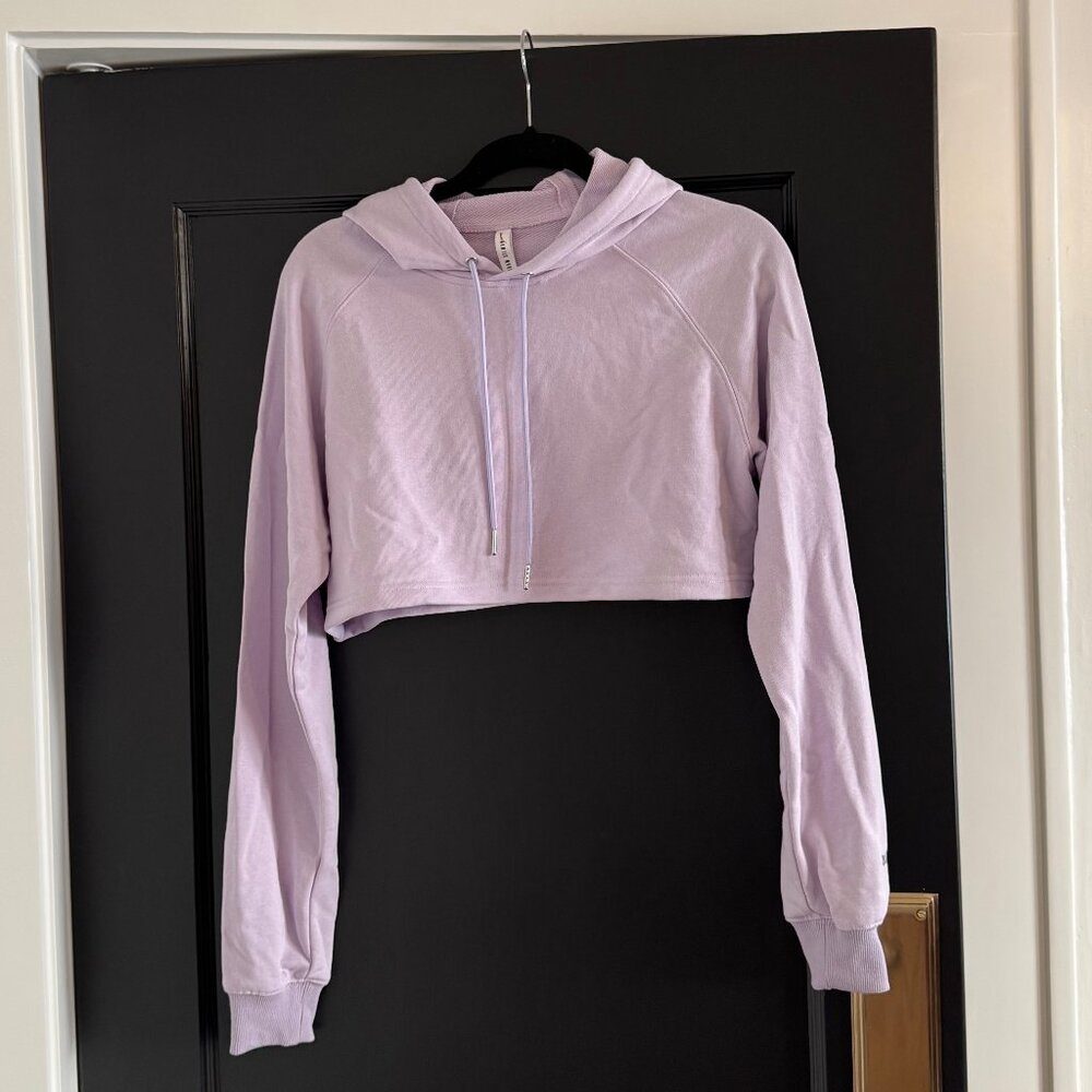 Adam Selman Sport Cropped Hoodie in Kaboodle